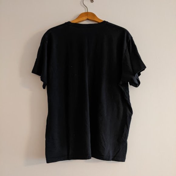 Uniqlo Black V-Neck T-Shirt Size XXL - Picture 2 of 5